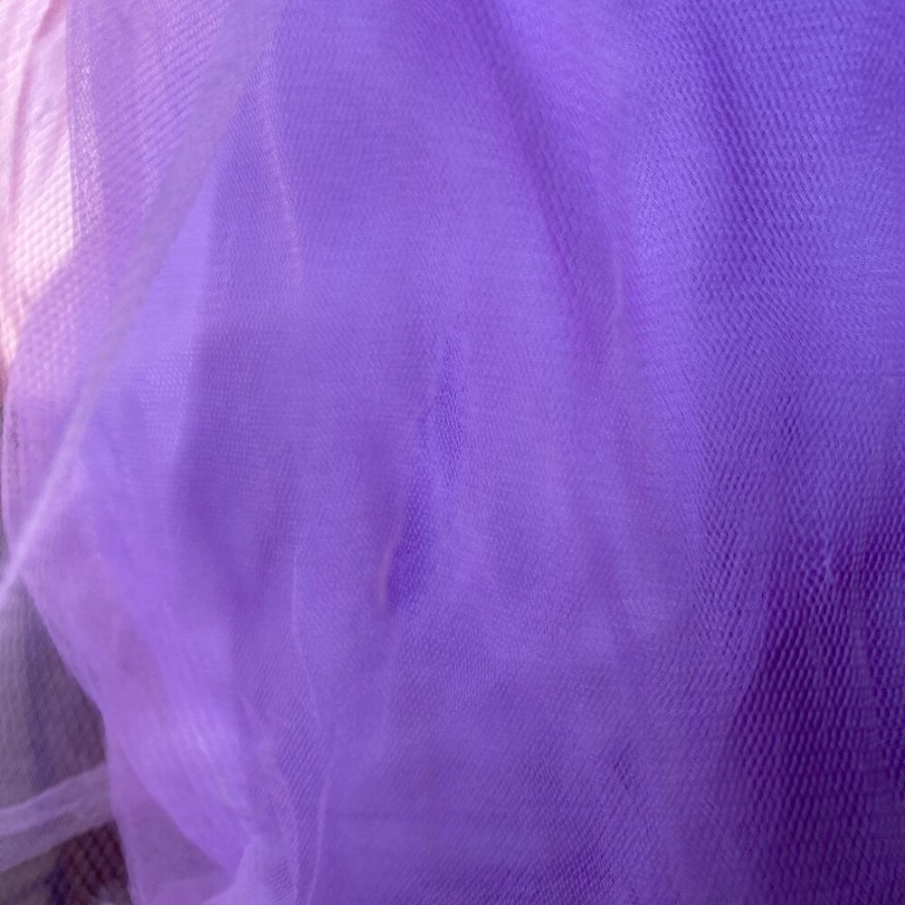 Baby Lulu Purple Dress with Tulle Skirt (2 pc set) - Size 6 - Picture 10 of 11